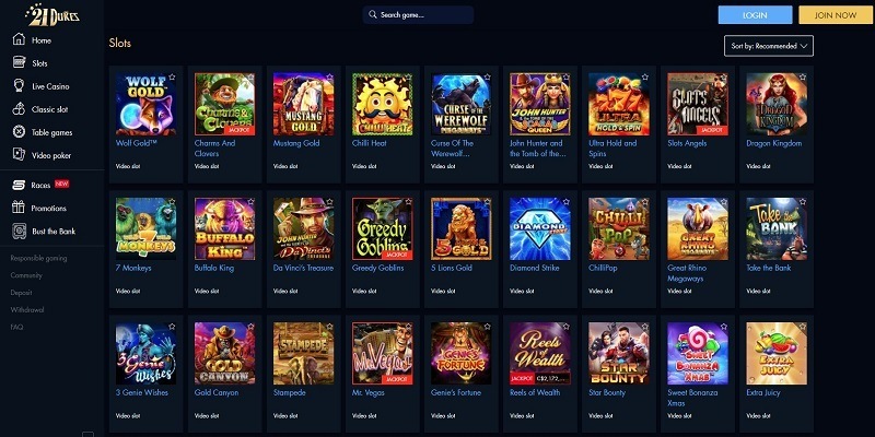 casino games online bonus