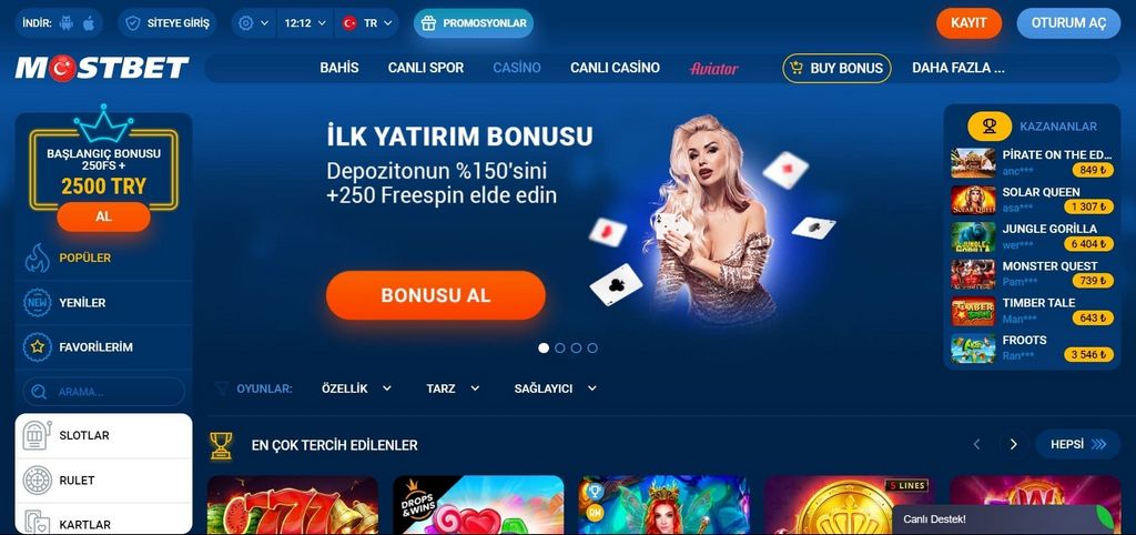 Mostbet Zakłady Hazardowe i Zakłady Sportowe