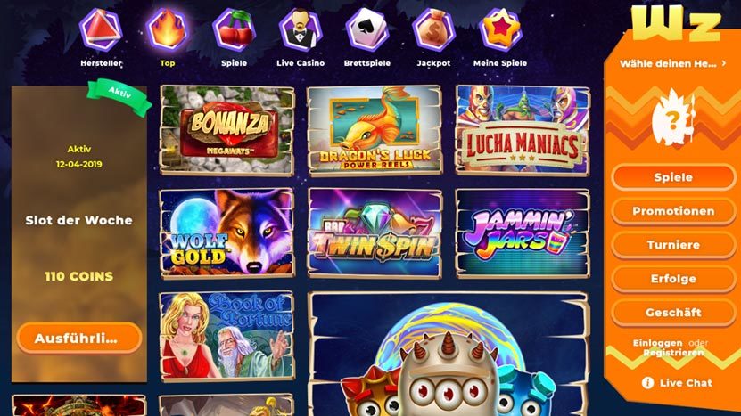 wazamba casino