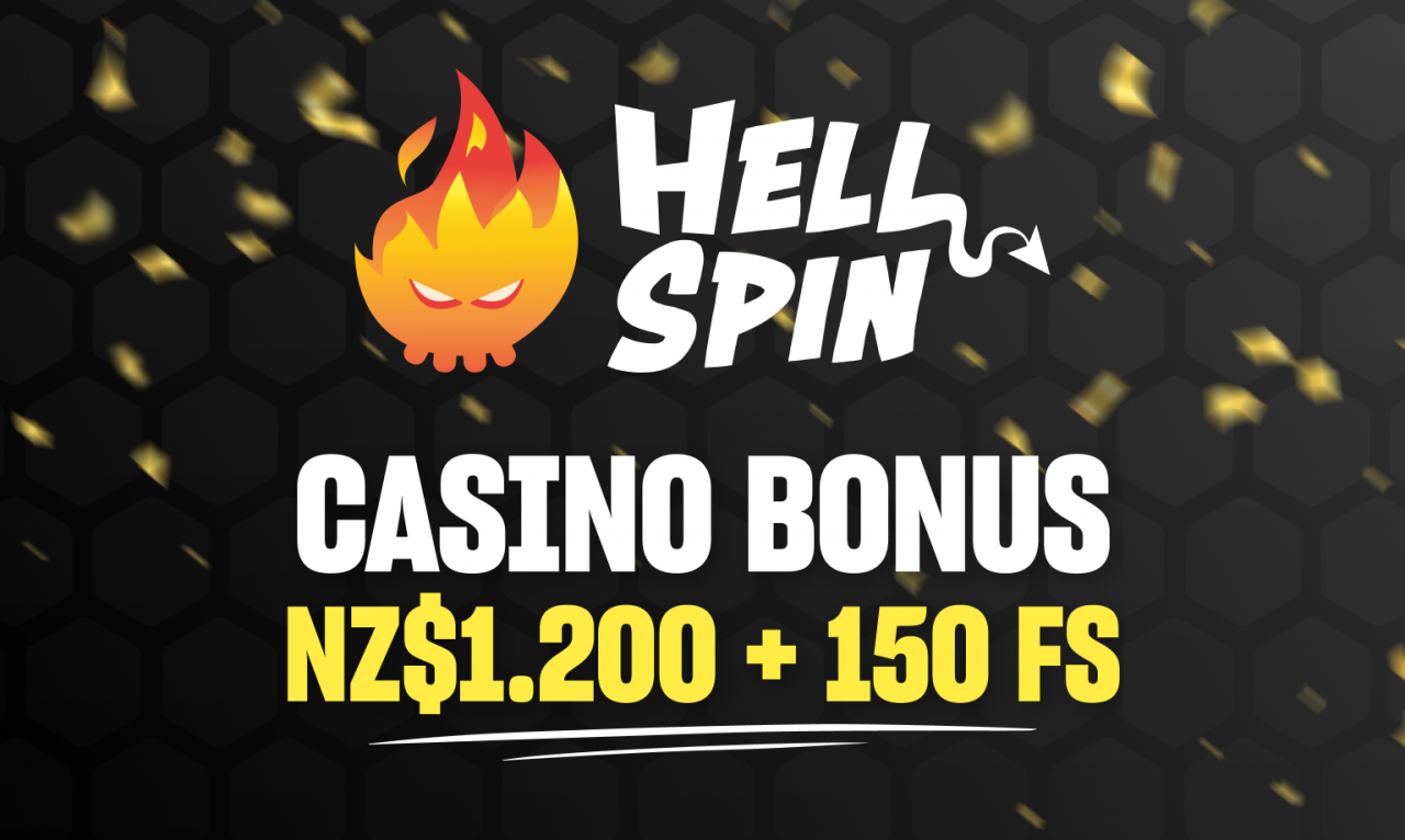 HellSpin Casino NZ 🎖️ ,200 Bonus + 150 FS
