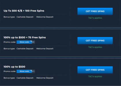 e transfer online casinos